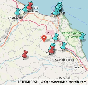 Mappa Via Coppo, 60020 Offagna AN, Italia (9.8635)