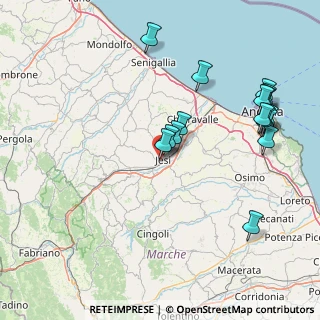 Mappa Via Montello, 60035 Jesi AN, Italia (17.95188)