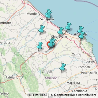 Mappa Via Montello, 60035 Jesi AN, Italia (13.31167)