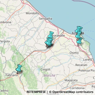 Mappa Via Montello, 60035 Jesi AN, Italia (14.58727)