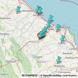 Mappa Via Francia, 60035 Jesi AN, Italia (14.61071)