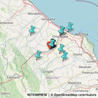 Mappa Via Francia, 60035 Jesi AN, Italia (8.2675)