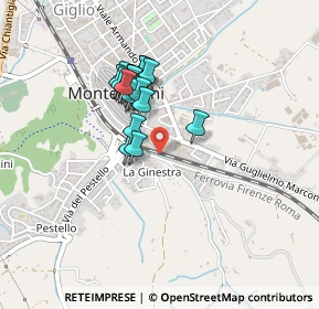 Mappa Via Alessandro Volta, 52025 Montevarchi AR, Italia (0.3485)