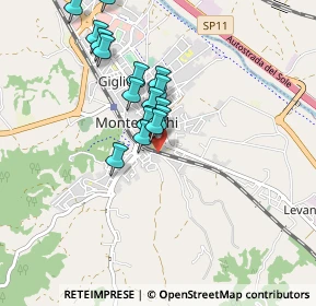 Mappa Via Alessandro Volta, 52025 Montevarchi AR, Italia (0.77706)