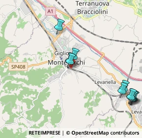 Mappa Via Alessandro Volta, 52025 Montevarchi AR, Italia (2.60455)