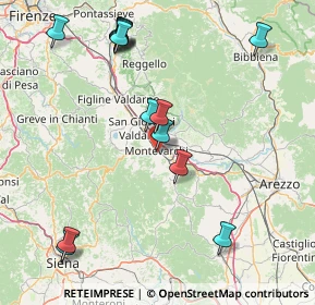 Mappa Via Alessandro Volta, 52025 Montevarchi AR, Italia (19.06714)