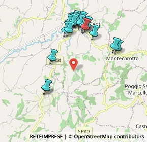 Mappa Via Farneto, 60030 Serra De' conti AN, Italia (2.16)