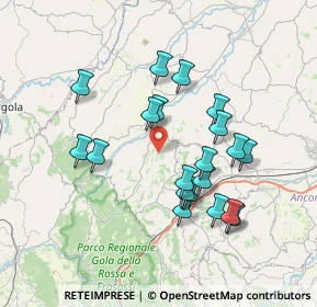 Mappa Via Farneto, 60030 Serra De' conti AN, Italia (6.9155)