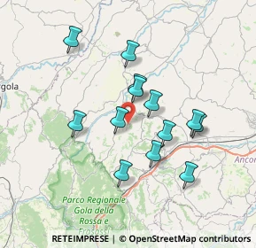 Mappa Via Farneto, 60030 Serra De' conti AN, Italia (6.33077)