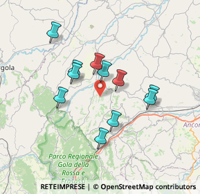 Mappa Via Farneto, 60030 Serra De' conti AN, Italia (6.14636)