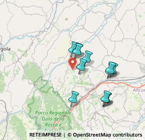 Mappa Via Farneto, 60030 Serra De' conti AN, Italia (6.42917)