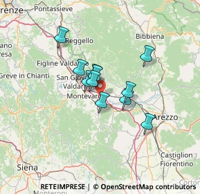 Mappa LOC. CORNETO, 52028 Terranuova Bracciolini AR, Italia (9.50727)