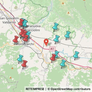 Mappa LOC. CORNETO, 52028 Terranuova Bracciolini AR, Italia (4.806)
