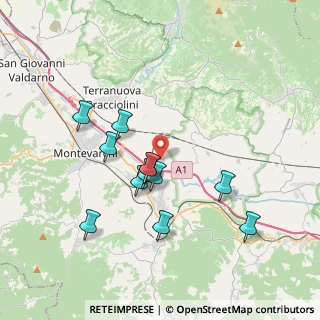 Mappa LOC. CORNETO, 52028 Terranuova Bracciolini AR, Italia (3.45167)