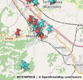 Mappa Via Cilembrini, 52025 Montevarchi AR, Italia (2.261)