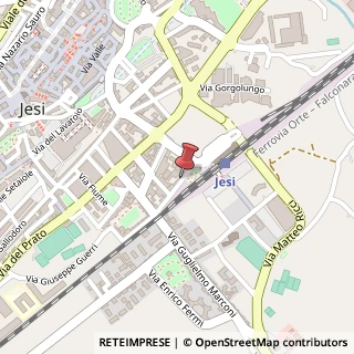 Mappa Via IV Novembre, 60035 Jesi AN, Italia, 60035 Jesi, Ancona (Marche)