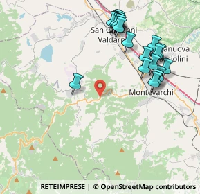 Mappa S.P. 408 Km. 40, 52025 Montevarchi AR, Italia (4.6195)