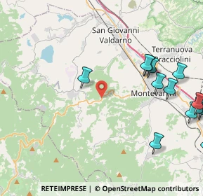 Mappa S.P. 408 Km. 40, 52025 Montevarchi AR, Italia (5.81357)