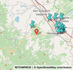Mappa S.P. 408 Km. 40, 52025 Montevarchi AR, Italia (4.73364)
