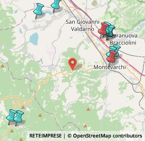 Mappa S.P. 408 Km. 40, 52025 Montevarchi AR, Italia (6.155)
