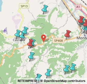 Mappa S.P. 408 Km. 40, 52025 Montevarchi AR, Italia (3.108)