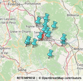 Mappa S.P. 408 Km. 40, 52025 Montevarchi AR, Italia (10.22786)