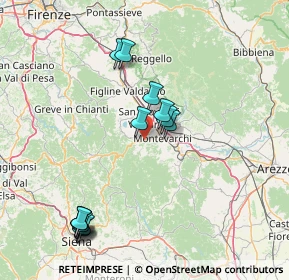 Mappa S.P. 408 Km. 40, 52025 Montevarchi AR, Italia (17.29857)
