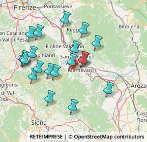 Mappa S.P. 408 Km. 40, 52025 Montevarchi AR, Italia (15.464)