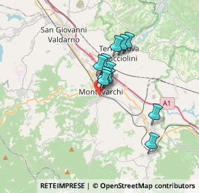 Mappa Via delle Fornaci Vecchie, 52025 Montevarchi AR, Italia (2.53818)