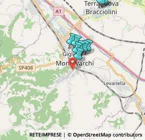 Mappa Via delle Fornaci Vecchie, 52025 Montevarchi AR, Italia (2.60786)