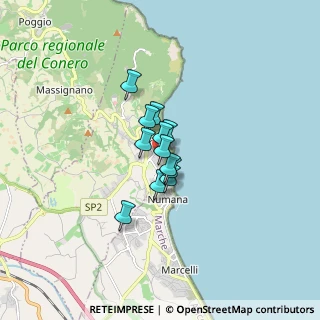 Mappa Via Guglielmo Marconi, 60020 Sirolo AN, Italia (0.875)