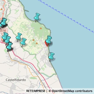 Mappa Via Guglielmo Marconi, 60020 Sirolo AN, Italia (6.8185)