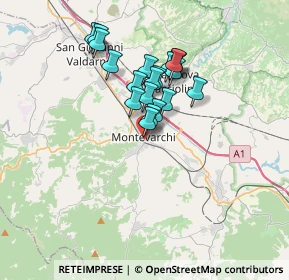 Mappa Via Cennano, 52025 Montevarchi AR, Italia (2.7855)