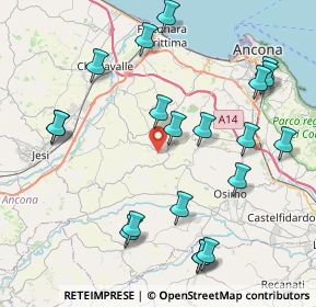 Mappa 60020 Polverigi AN, Italia (9.604)