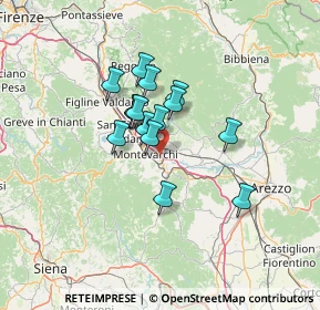 Mappa Strada Lungarno, 52028 Terranuova Bracciolini AR, Italia (9.59333)