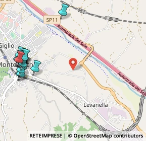 Mappa Via del Pinaccio, 52025 Montevarchi AR, Italia (1.472)