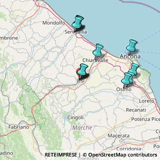 Mappa Via Camillo Benso Conte di Cavour, 60035 Jesi AN, Italia (15.29)