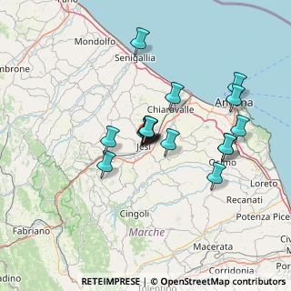 Mappa Via Bruno Buozzi, 60035 Jesi AN, Italia (11.86625)