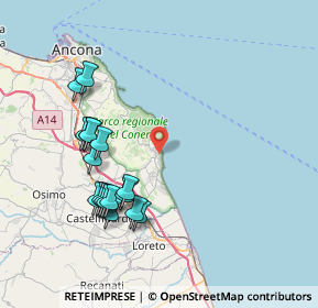 Mappa Via Grilli, 60020 Sirolo AN, Italia (8.27706)