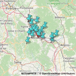 Mappa Via dei Mille, 52025 Montevarchi AR, Italia (9.44944)