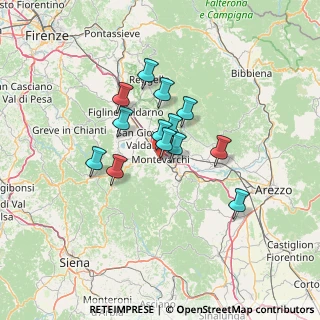 Mappa Via dei Mille, 52025 Montevarchi AR, Italia (9.95077)