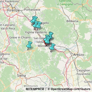 Mappa Via dei Mille, 52025 Montevarchi AR, Italia (8.26917)