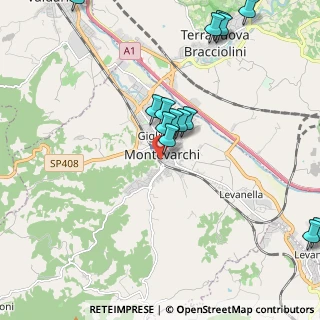 Mappa Via dei Mille, 52025 Montevarchi AR, Italia (2.42286)