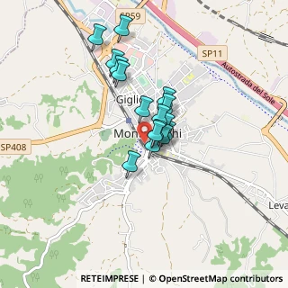 Mappa Via dei Mille, 52025 Montevarchi AR, Italia (0.61313)