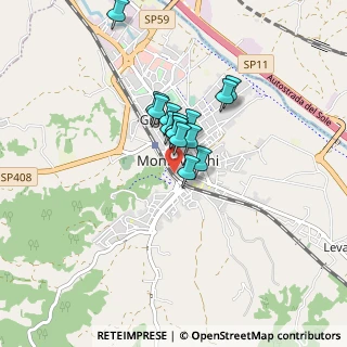 Mappa Via dei Mille, 52025 Montevarchi AR, Italia (0.56333)