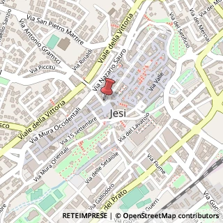 Mappa Piazza della Repubblica, 14, 60035 Jesi, Ancona (Marche)