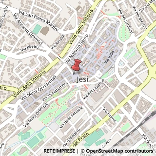 Mappa Piazza della Repubblica, 9F, 60035 Jesi, Ancona (Marche)