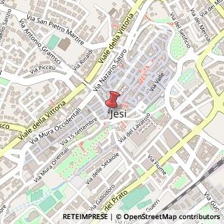 Mappa Piazza della Repubblica, 9, 60035 Jesi, Ancona (Marche)