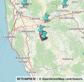 Mappa Via l'Aia, 56035 Casciana Terme Lari PI, Italia (21.3525)