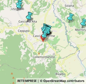 Mappa Via l'Aia, 56035 Casciana Terme Lari PI, Italia (1.4)